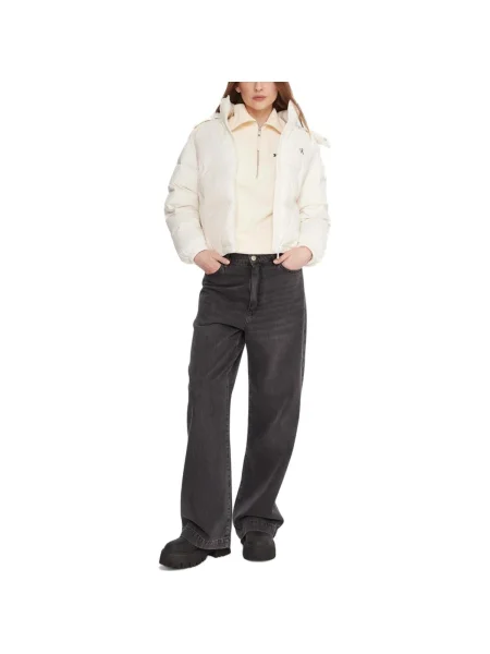 Calvin Klein Jeans Geacă din puf Essential Écru negru