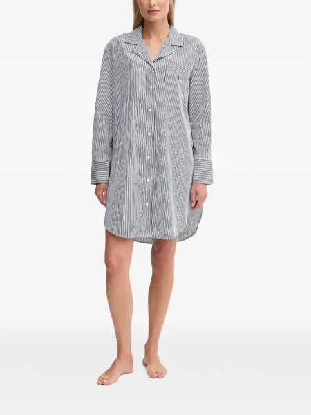 Prugaste hlače Polo Ralph Lauren na rese plava