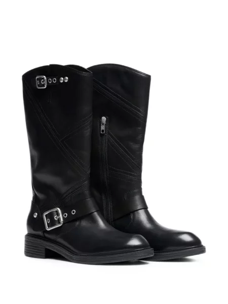 Botine Ash din piele negru