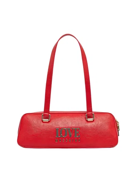 Love Moschino torebka z imitacji skóry czerwona