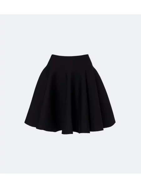 Fustă Alaïa de lână negru