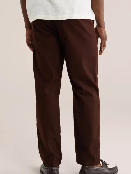 WE Fashion Pantaloni eleganți castaniu