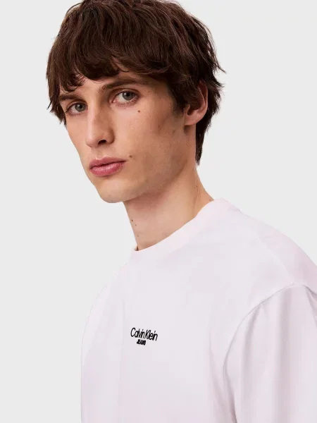 Футболка Calvin Klein Jeans с принтом белая