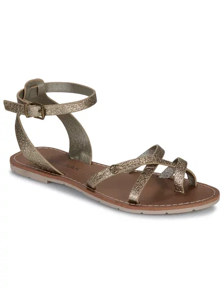 Sandály Chattawak s perlami zlaté