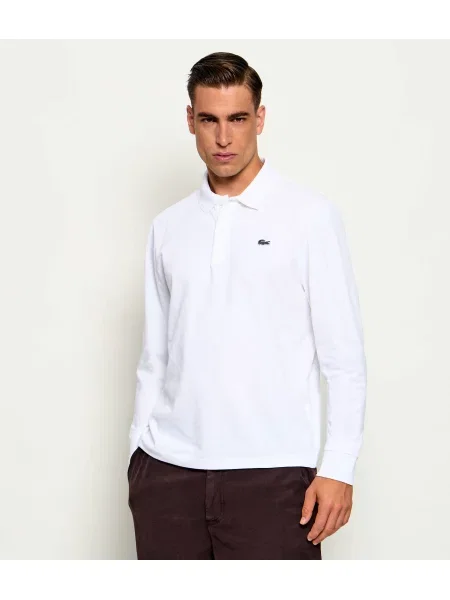 Tricou polo Lacoste alb
