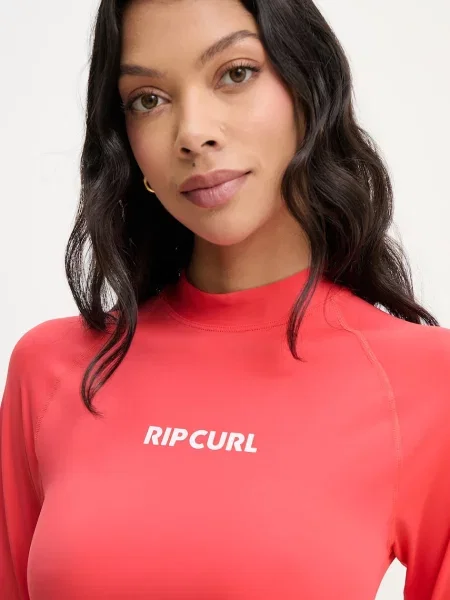 Rip Curl longsleeve kąpielowy czerwona