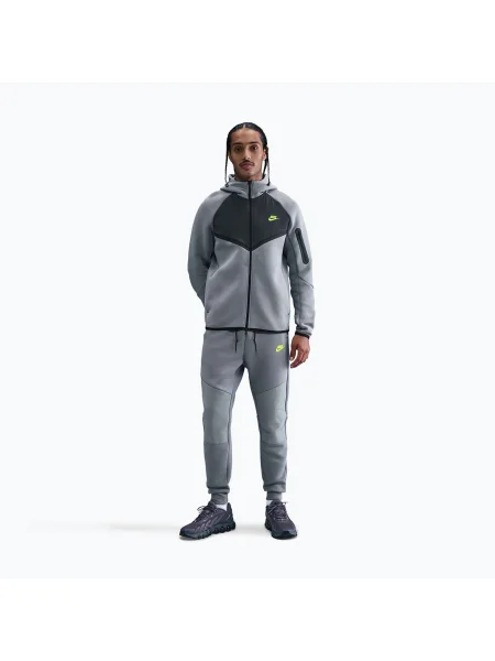 Мъжки панталони Nike Tech Joggers cool grey/cool grey/volt сиво