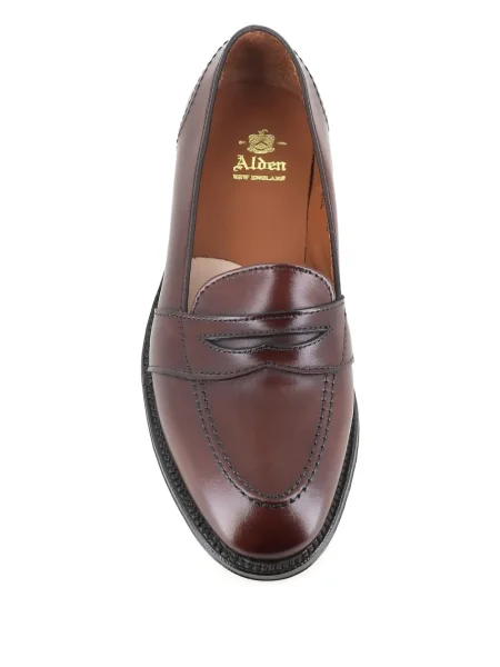 Pantofi loafer Alden din piele maro