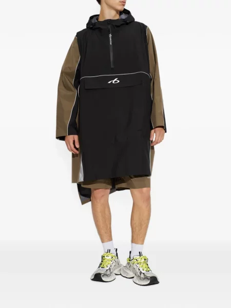Hanorac cu glugă Balenciaga cu imagine negru
