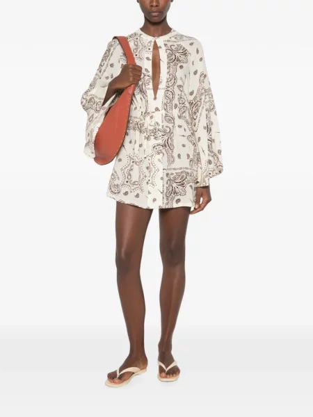 Rochie mini Venuja cu imagine cu model paisley