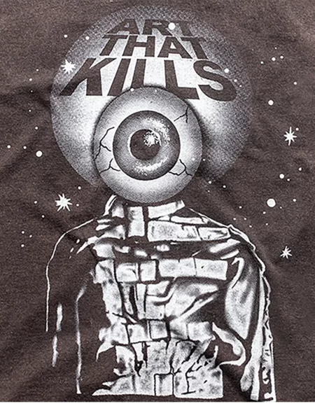 Tricou Gallery Dept. cu imagine maro