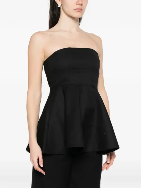 Top Gestuz evazat negru