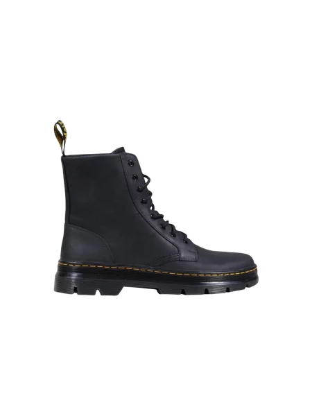 Dr. Martens bocanci de piele Combs cu platformă negru