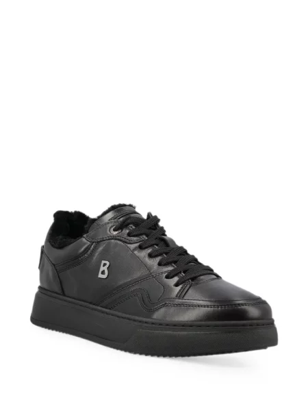 Sneakerși Bogner din piele cu autograf negru