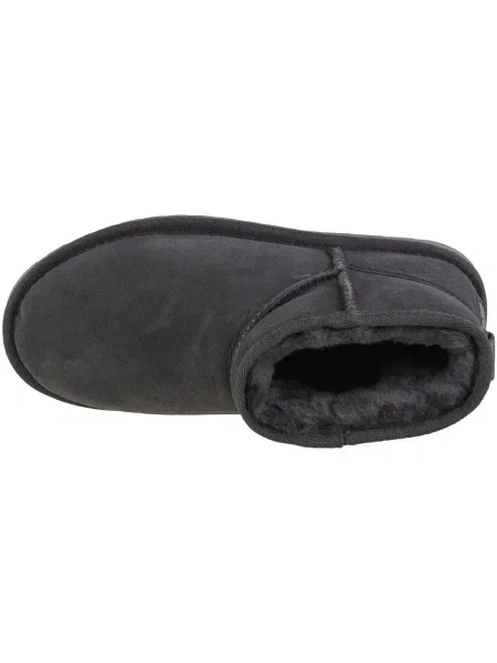 Pantofi Emu din piele gri