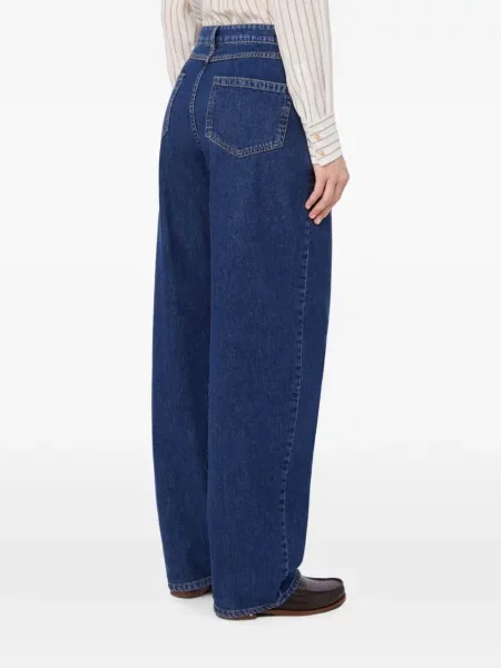 Blugi cu picior larg Max Mara albastru