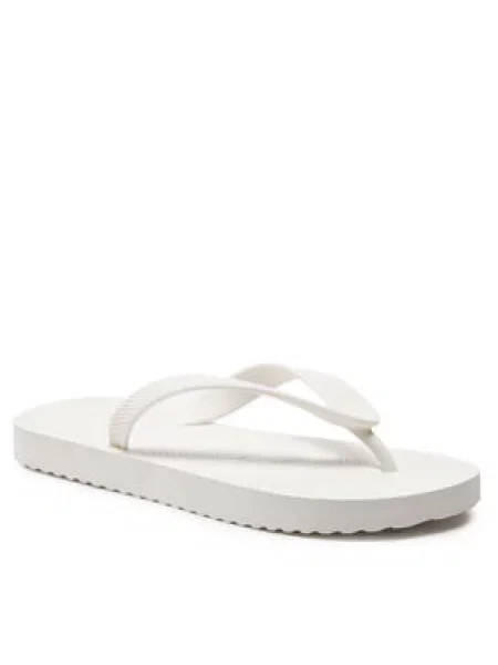 Žabky Tommy Jeans Logo Flip Flop ecru