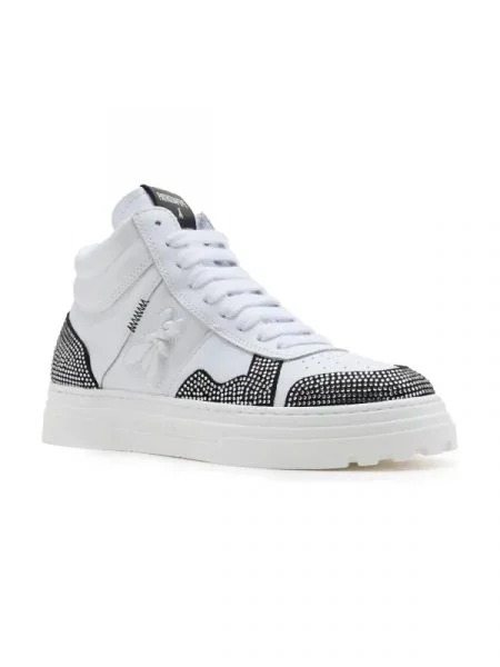 Patrizia Pepe De piele sneakers alb