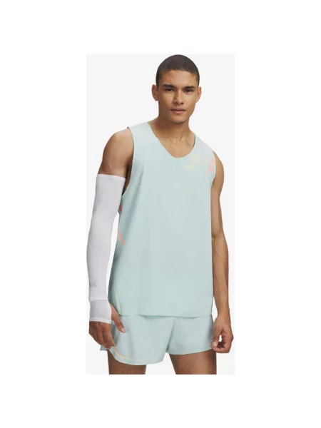Koszulka bez rękawów damska Under Armour Velociti Elite pastelowy S niebieski