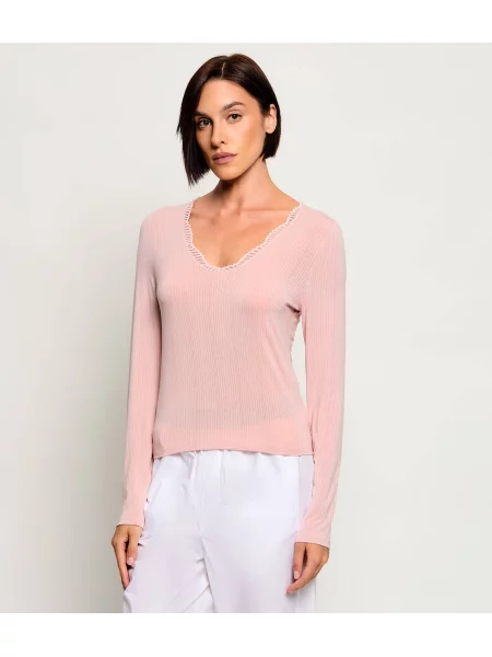 Calvin Klein Underwear Top de pijama roz