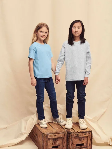 Tricou copii Fruit Of The Loom gri