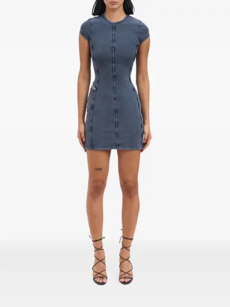 Sukienka mini Diesel niebieska