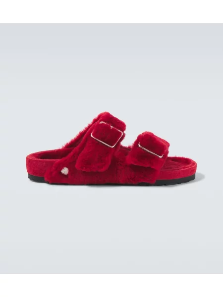 Sandali Birkenstock 1774 iz semiša rdeča