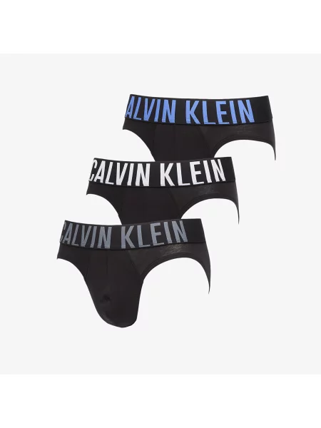 Сліпи Calvin Klein Hip Brief 3 pairs black bodies/turbulence/white/iridescent білі