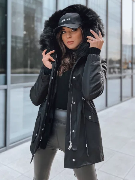 Parka Dstreet z granatom črna