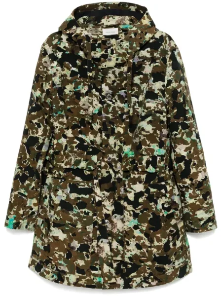 Geacă parka Craig Green cu model camuflaj verde