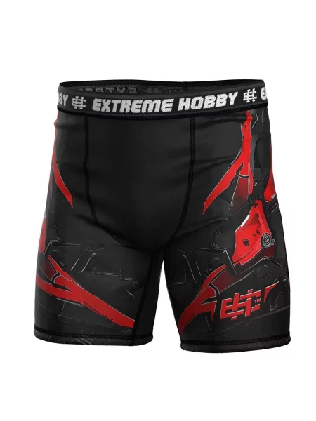 Spodenki Vale Tudo do MMA EXTREME HOBBY IRON FORCE czerwone
