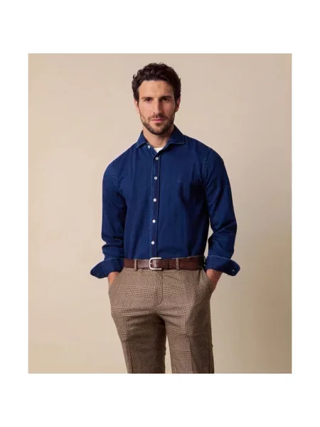 Koszula dżinsowa Brooks Brothers niebieska