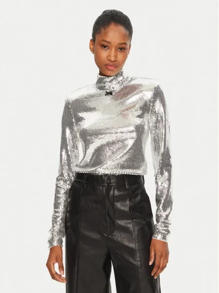 ROTATE Bluză argintiu