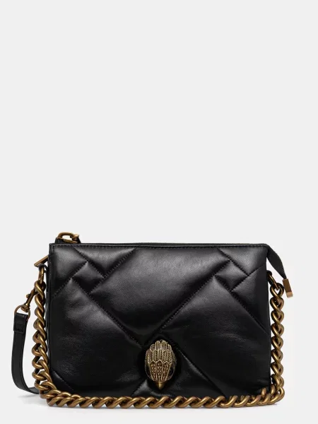 Kurt Geiger De piele geantă pe umăr PUFF negru