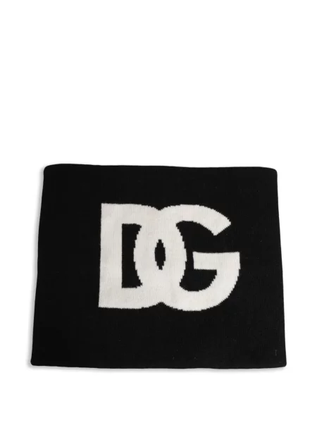 Fular Dolce & Gabbana cu autograf negru