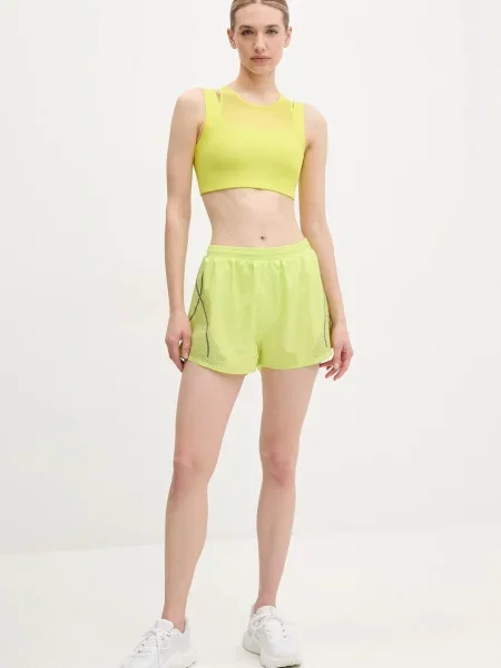 Шорти adidas by Stella McCartney з принтом середня посадка зелений