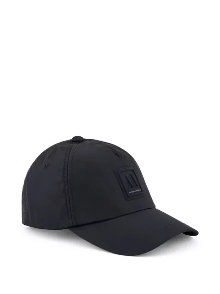 Șapcă Armani Exchange cu autograf albastru
