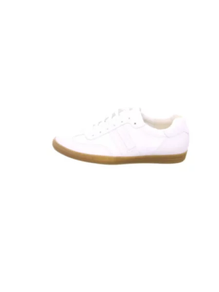 Sneakersy Paul Green w jednolitym kolorze białe