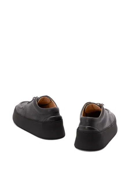 Pantofi derby Marsell din piele cu platformă negru