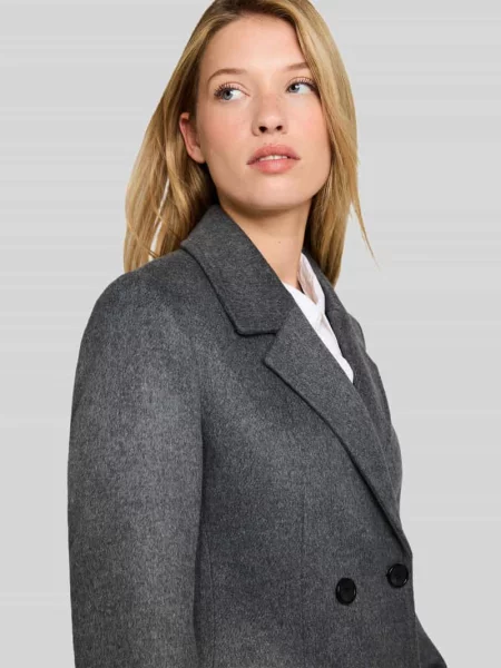 Płaszcz o kroju regular fit z kołnierzem z połami Tom Tailor Denim