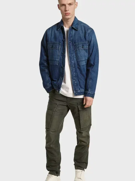Штани карго G-star Raw сірі