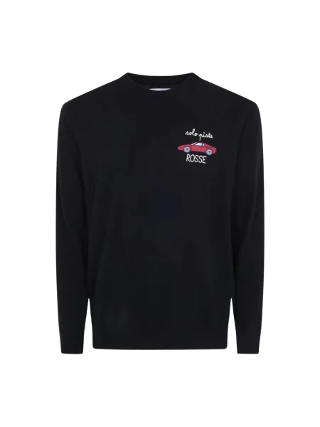 Sweter Mc2 Saint Barth wełniany czarny