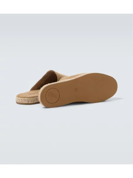 Papuci tip mules Ancient Greek Sandals din piele bej