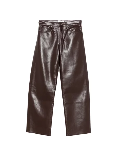 Pantaloni Agolde maro