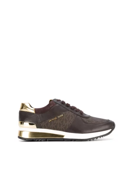 Sneakersy Michael Kors skórzane brązowe