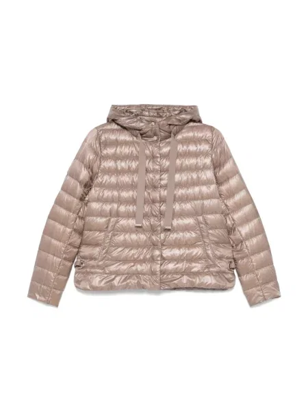 Płaszcz Herno z kapturem brązowy