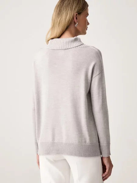 MM by Max Mara golf wełniany MMLMEANDRO szary