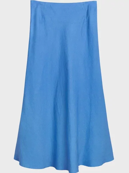 Льняная юбка Gant синяя