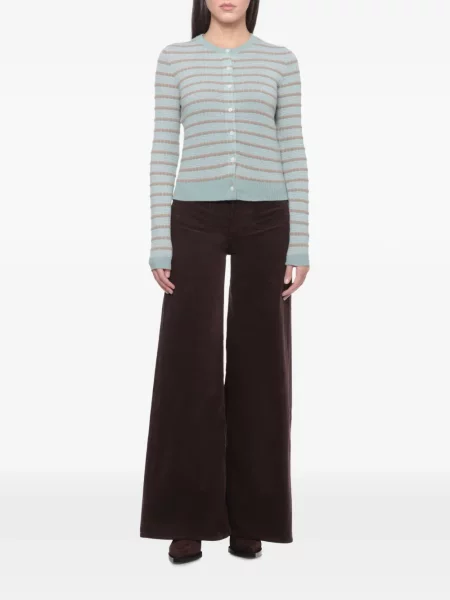Pantaloni Mother de catifea cord maro
