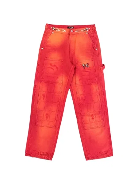 Pantaloni Thug Club roșu